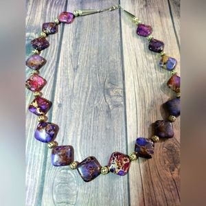 Rare Russian Charoit necklace.